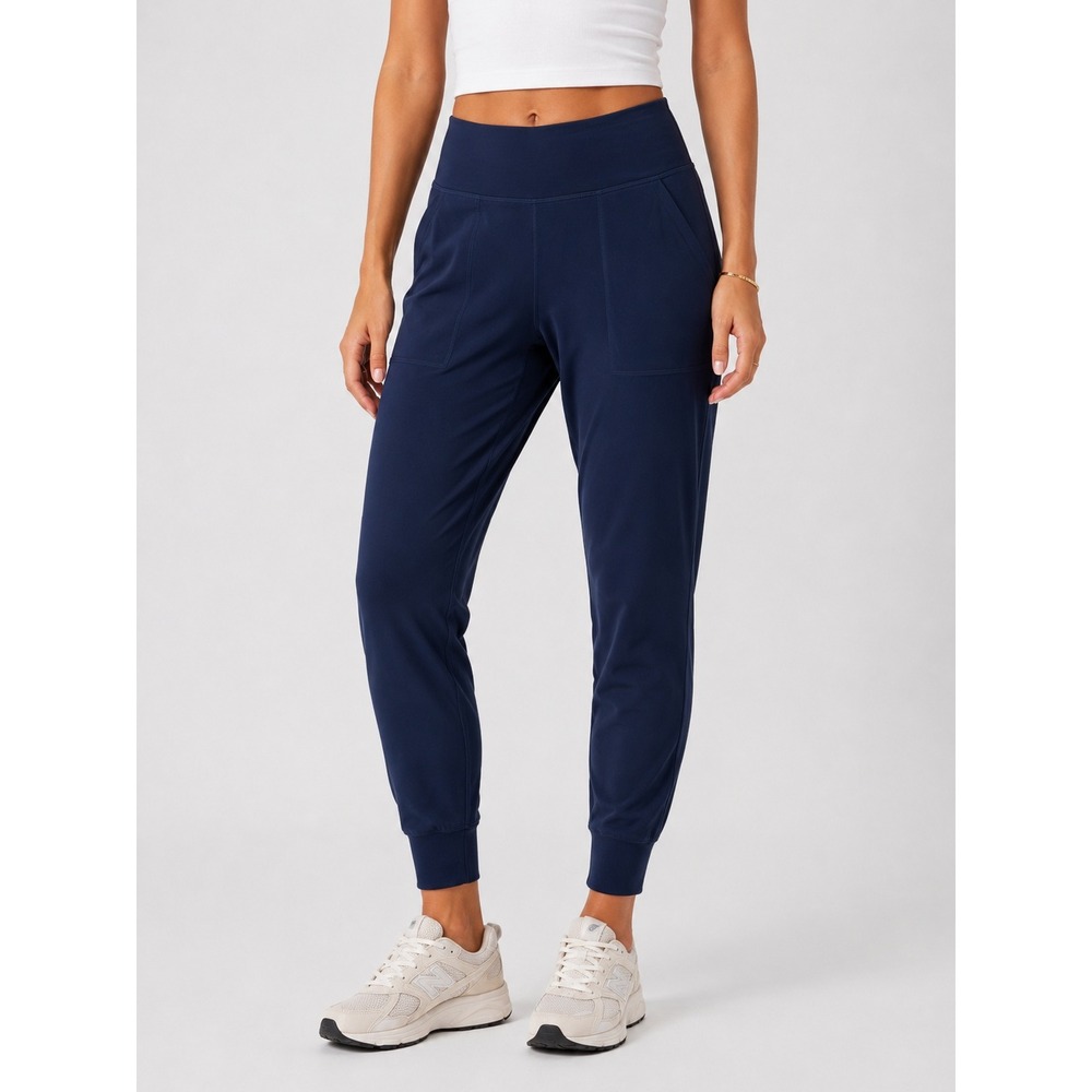 Lululemon Women Align Jogger High Rise Navy Blue Nulu Yoga Pants Size 12